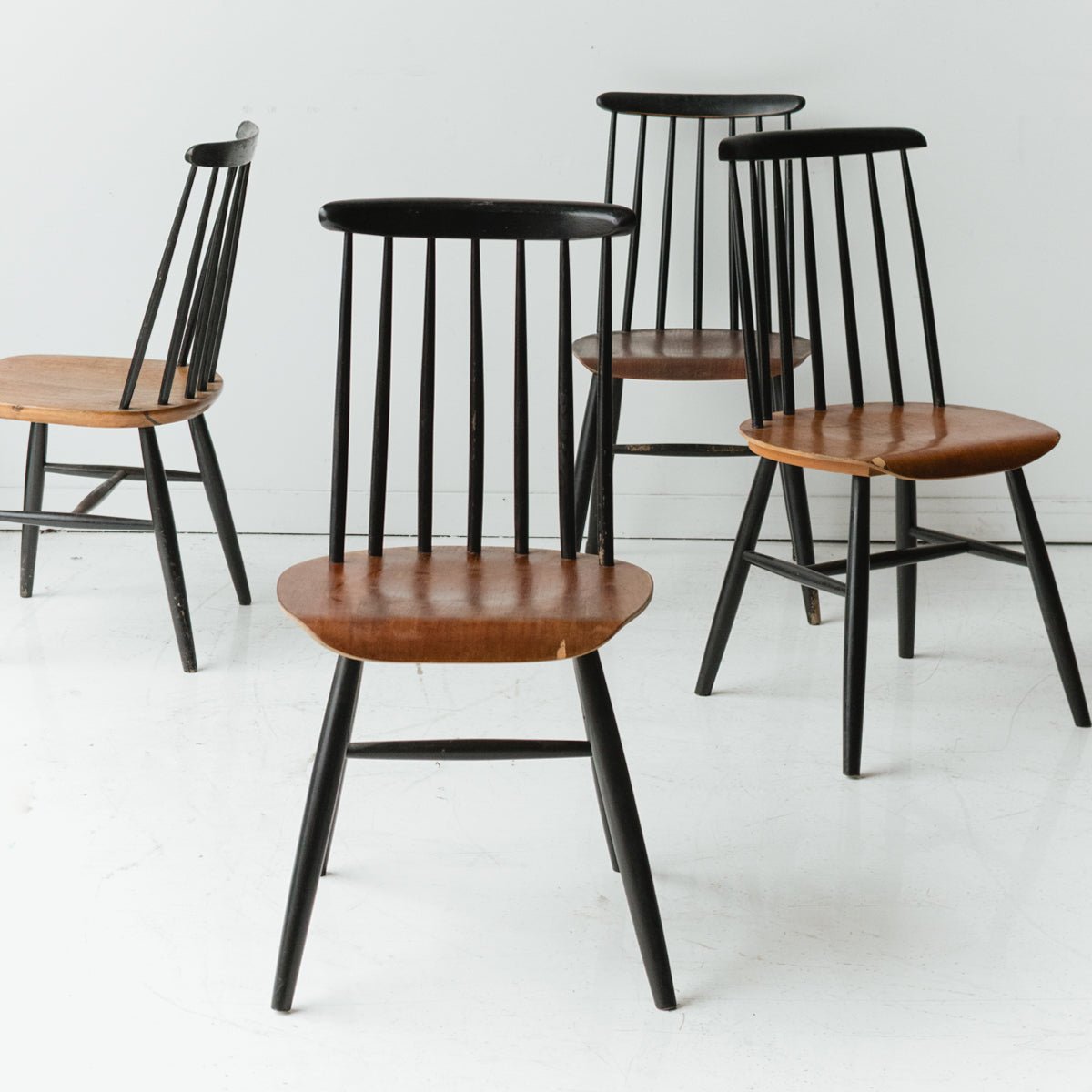 Pair of Tapiovaara Dining Chairs - elsie green - Furniture