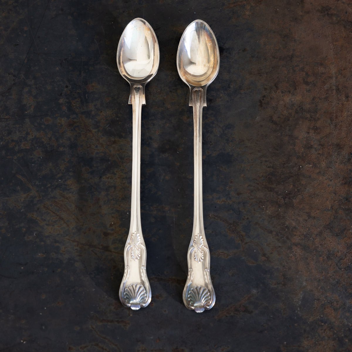 Pair of Unity Silver Iced Tea Spoon | The Patrick Orbe Collection - elsie green - the french kitchen