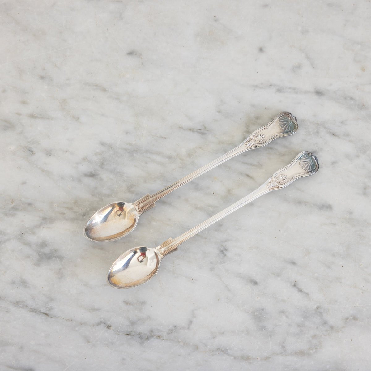 Pair of Unity Silver Iced Tea Spoon | The Patrick Orbe Collection - elsie green - the french kitchen