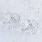 Pair of Vintage Baccarat Crystal Salt Cellars - elsie green - the french kitchen