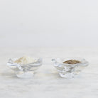 Pair of Vintage Baccarat Crystal Salt Cellars - elsie green - the french kitchen