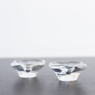 Pair of Vintage Baccarat Crystal Salt Cellars - elsie green - the french kitchen