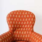 Pair of Vintage Block Print Arm Chairs | Bimala Saffron - elsie green - Furniture