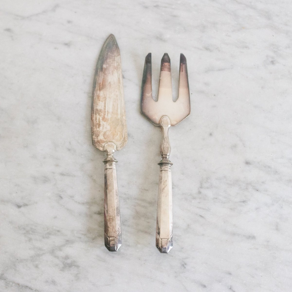 Pair of Vintage Fish Servers - elsie green - The French Kitchen