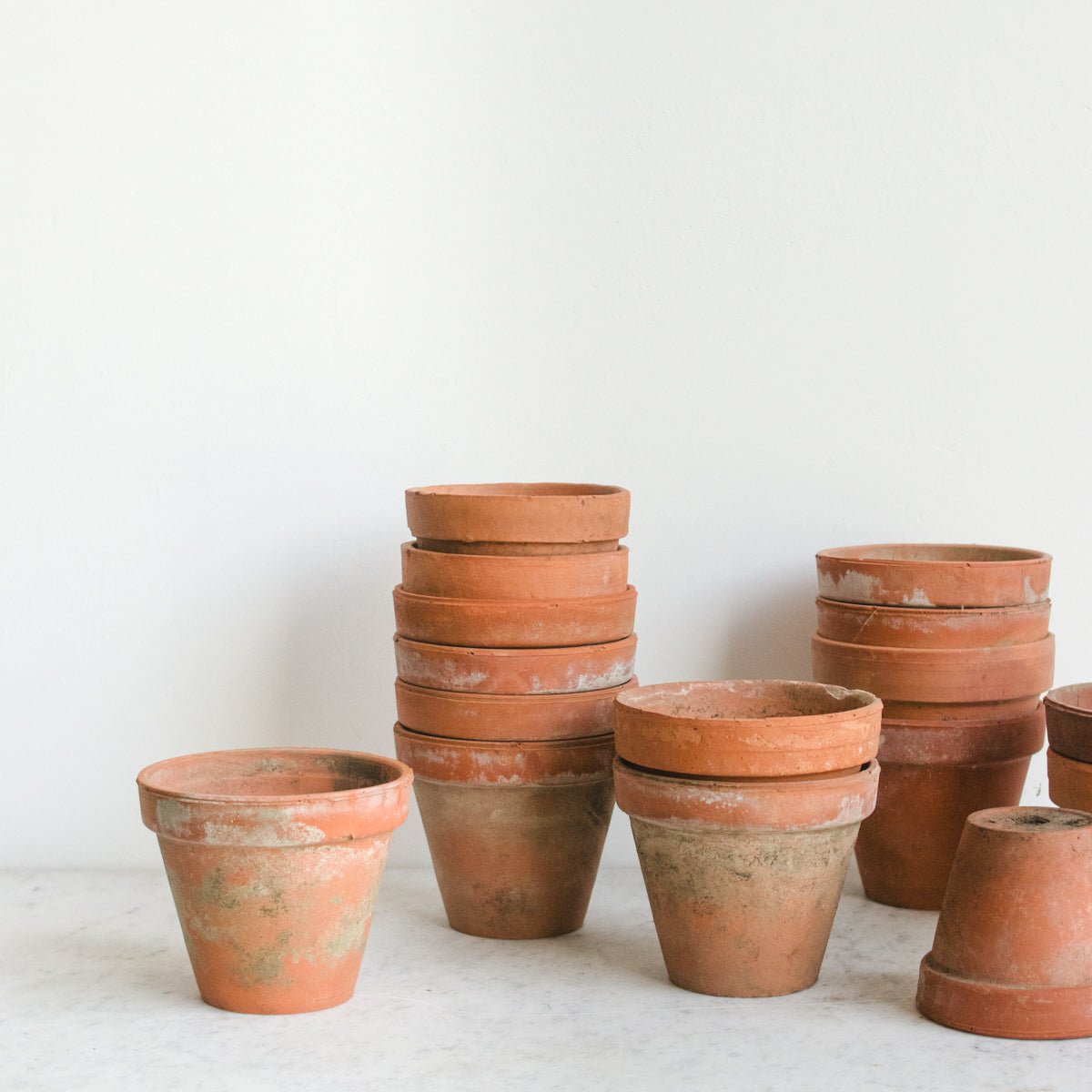 Pair of Vintage Garden Pots - elsie green - Decor
