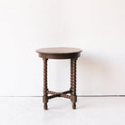 Pair of Vintage Spindle Bedside Tables - elsie green - furniture