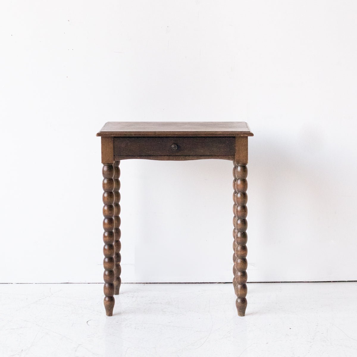 Pair of Vintage Spindle Bedside Tables - elsie green - furniture