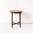 Pair of Vintage Spindle Bedside Tables - elsie green - furniture