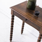 Pair of Vintage Spindle Bedside Tables - elsie green - furniture