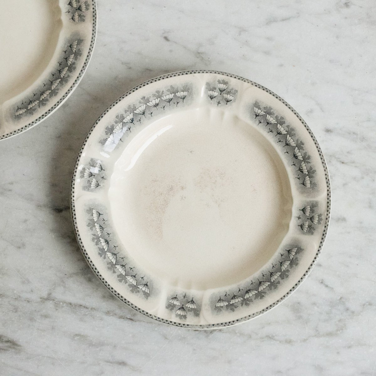 Paquerettes Transferware Soup Bowl Or Plate Set Of 4 - elsie green - The French Kitchen