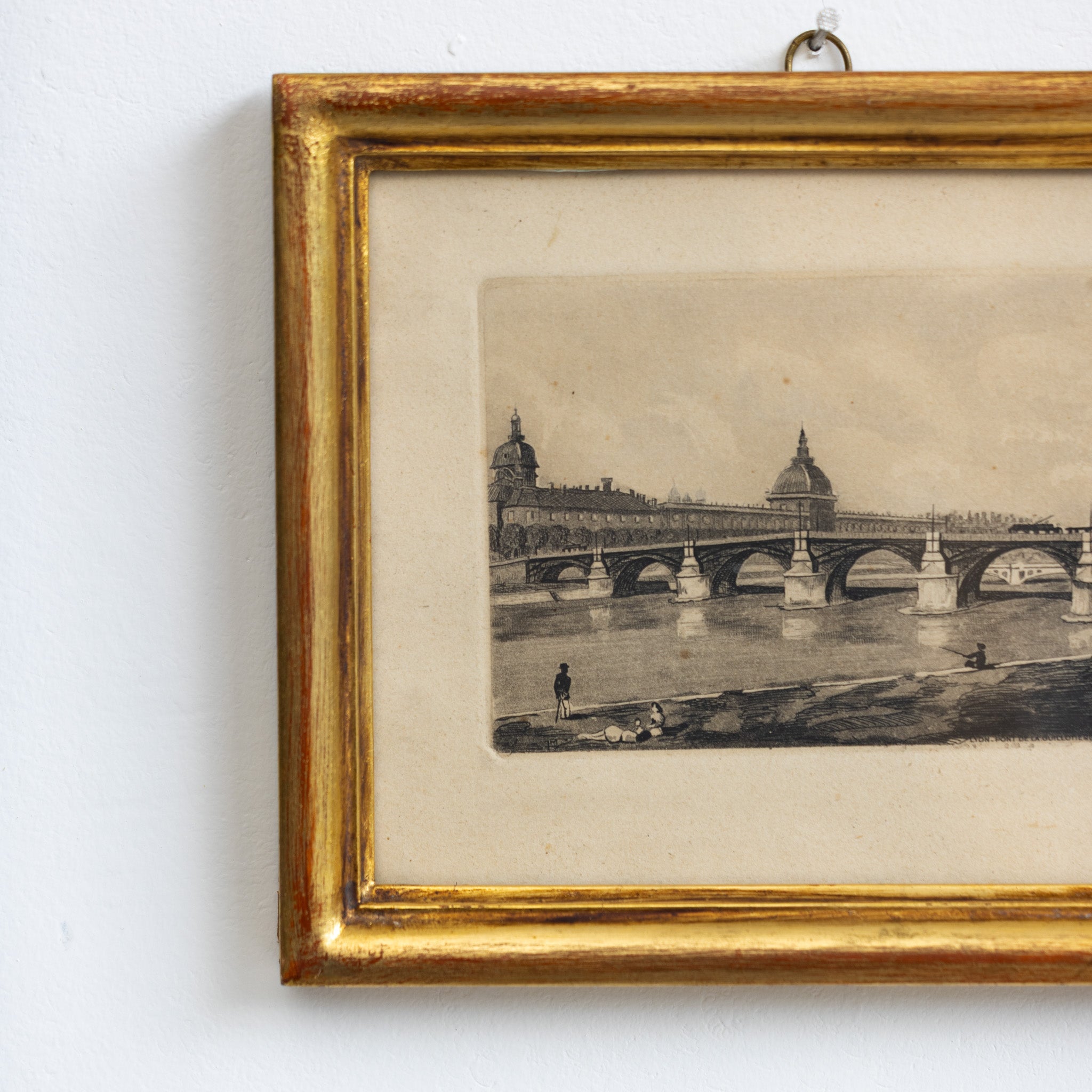 Paris la Conciergerie Etching - elsie green - art