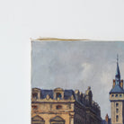 Paris Marche aux Fleurs Oil Painting - elsie green - Art