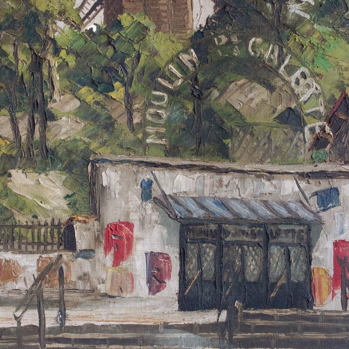 Paris Moulin Rouge Oil Painting - elsie green - Art