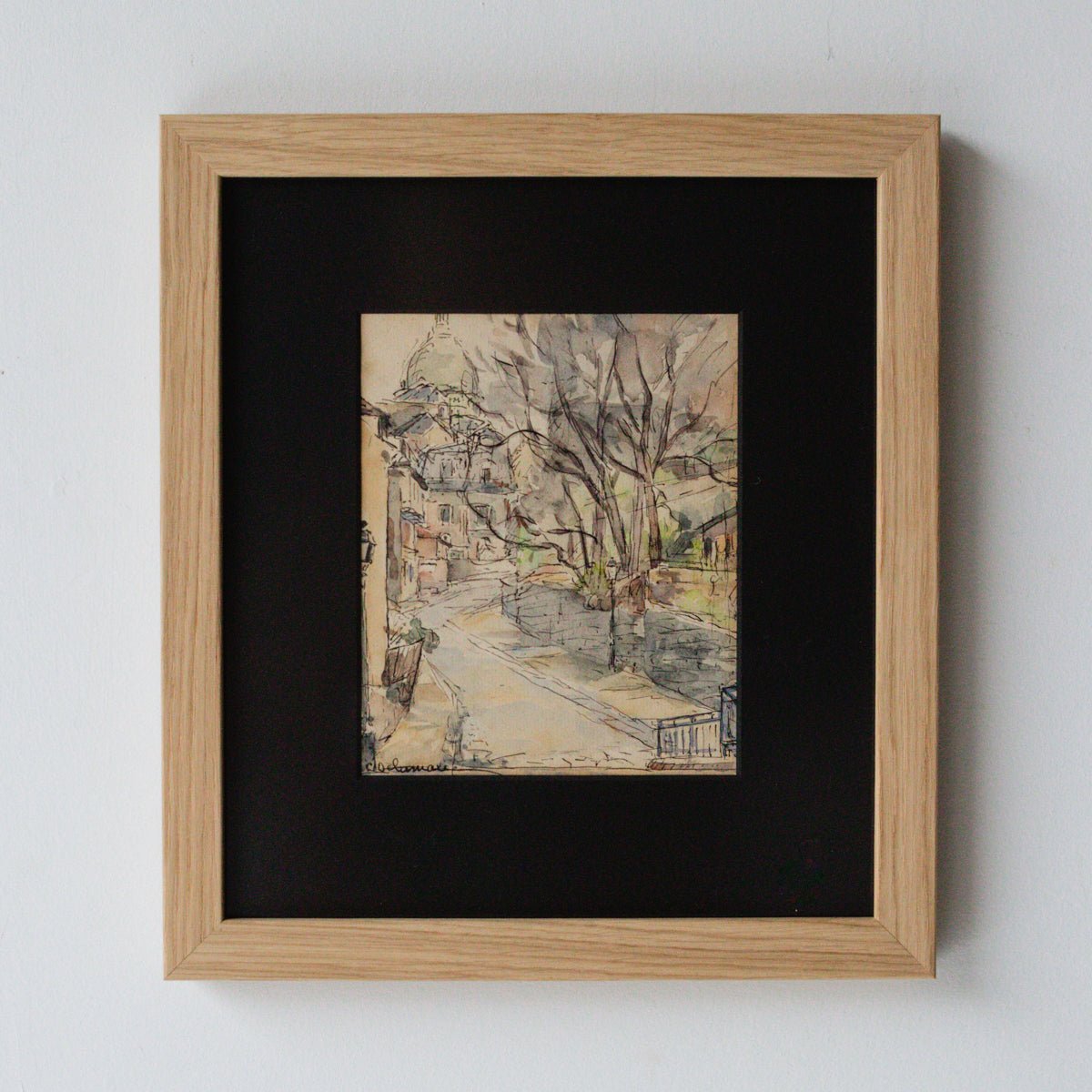 Paris Sacre Coeur Watercolor - elsie green - art