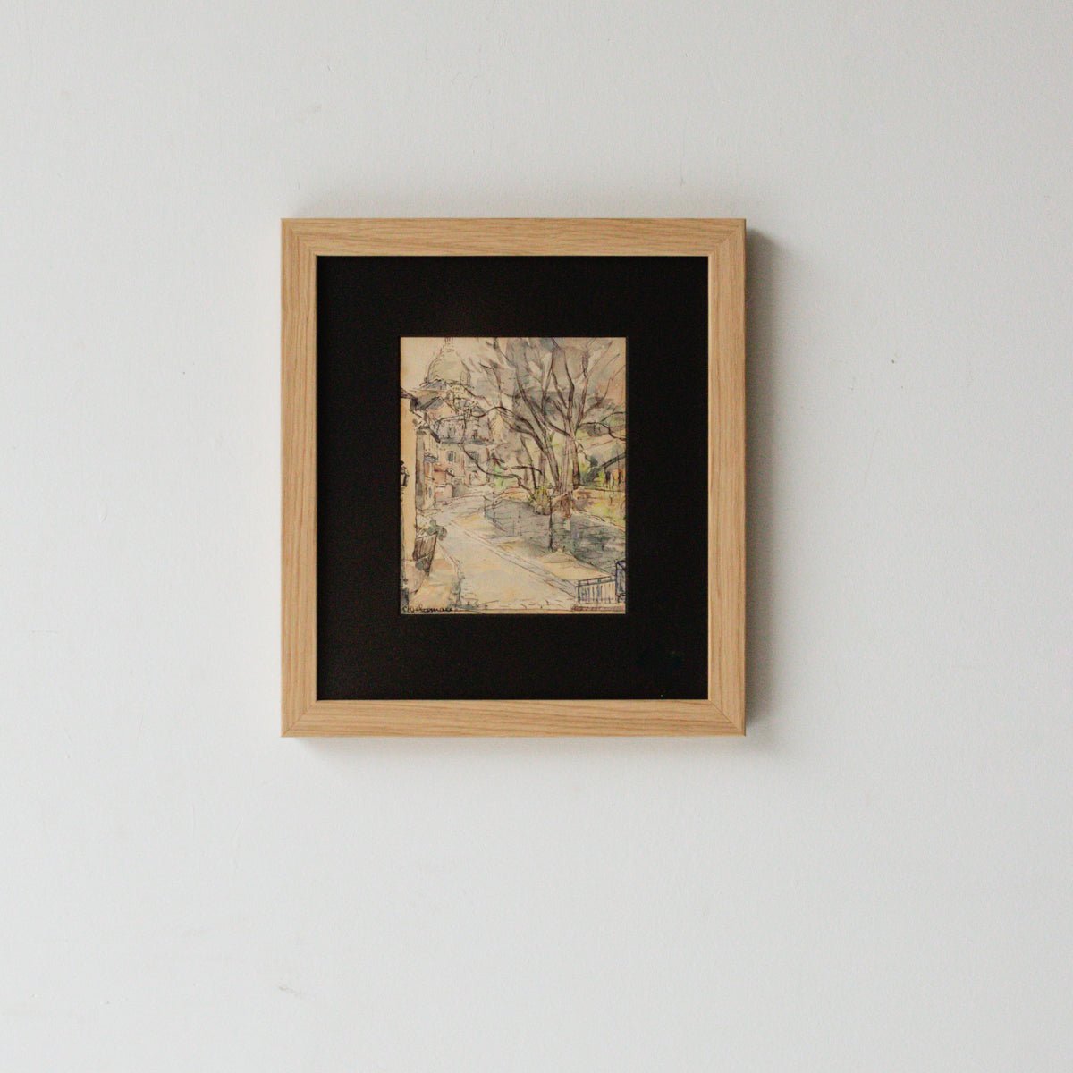 Paris Sacre Coeur Watercolor - elsie green - art