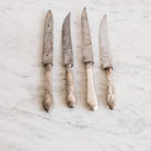 Paris Stamped Silver Carving Knife - elsie green - the french kitchen