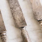 Paris Stamped Silver Carving Knife - elsie green - the french kitchen