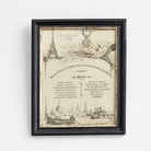 Paris World's Fair Commemorative Menu | 1887 - elsie green - art