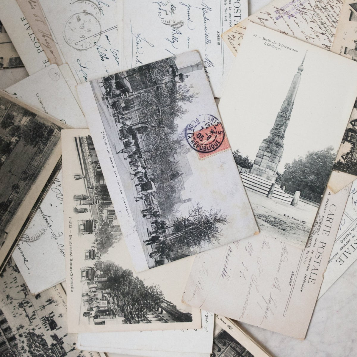 Parisian French Postcard Set of 20 - elsie green - Decor