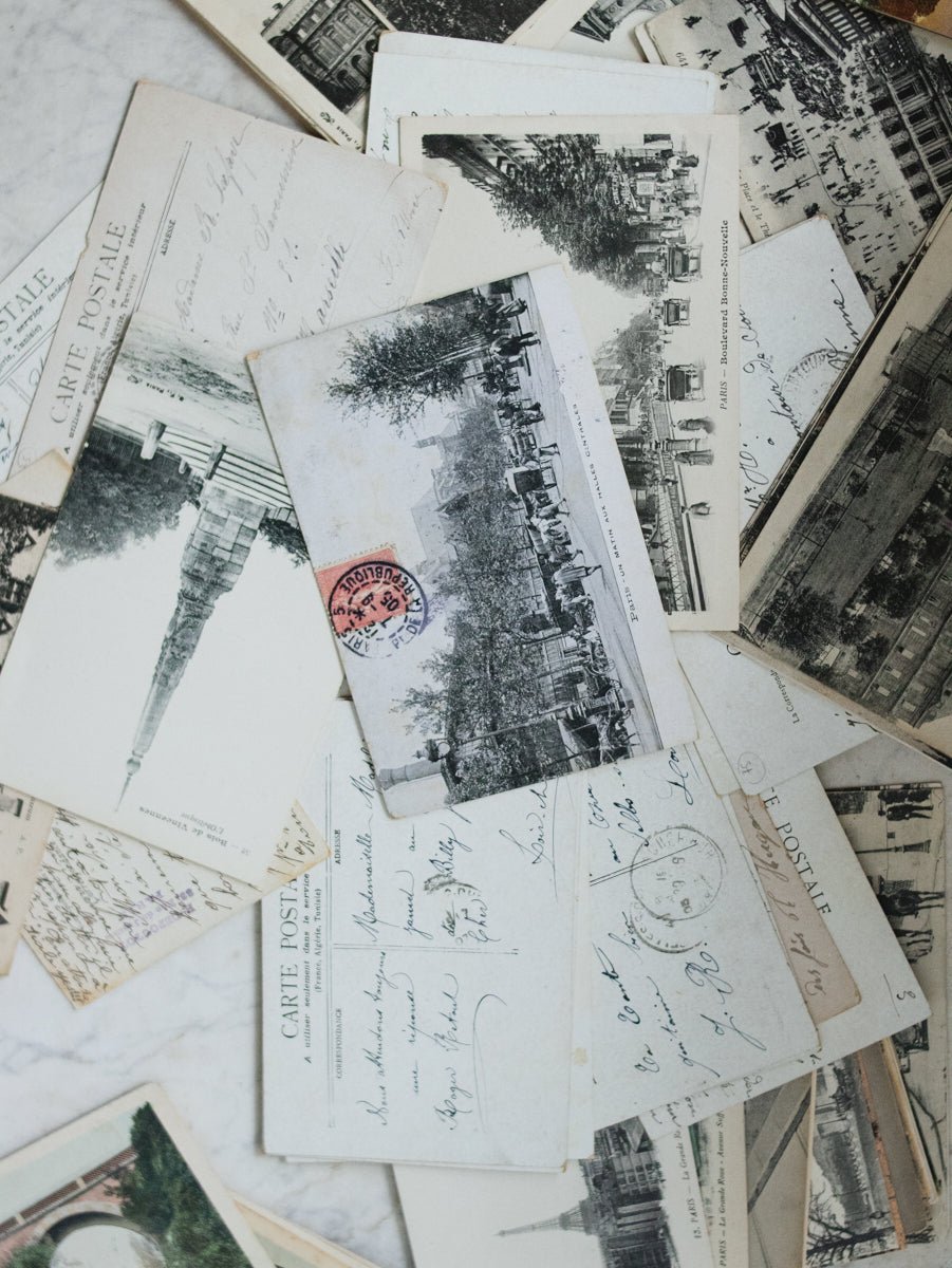 Parisian French Postcard Set of 20 - elsie green - Decor