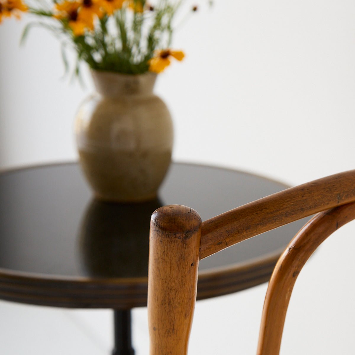 Parisian Marble Bistro Table - elsie green - furniture