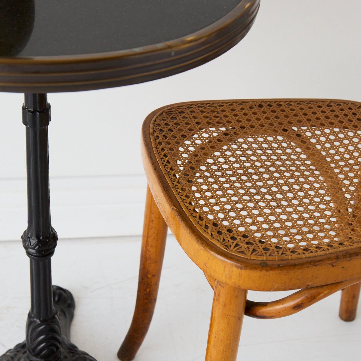 Parisian Marble Bistro Table - elsie green - furniture