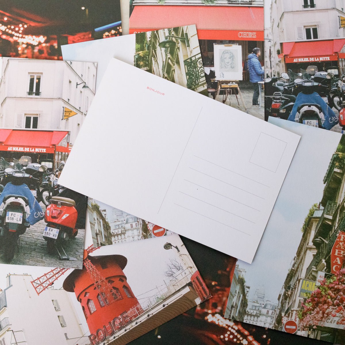 Parisian Scene Postcard Set of 10 - elsie green - Decor