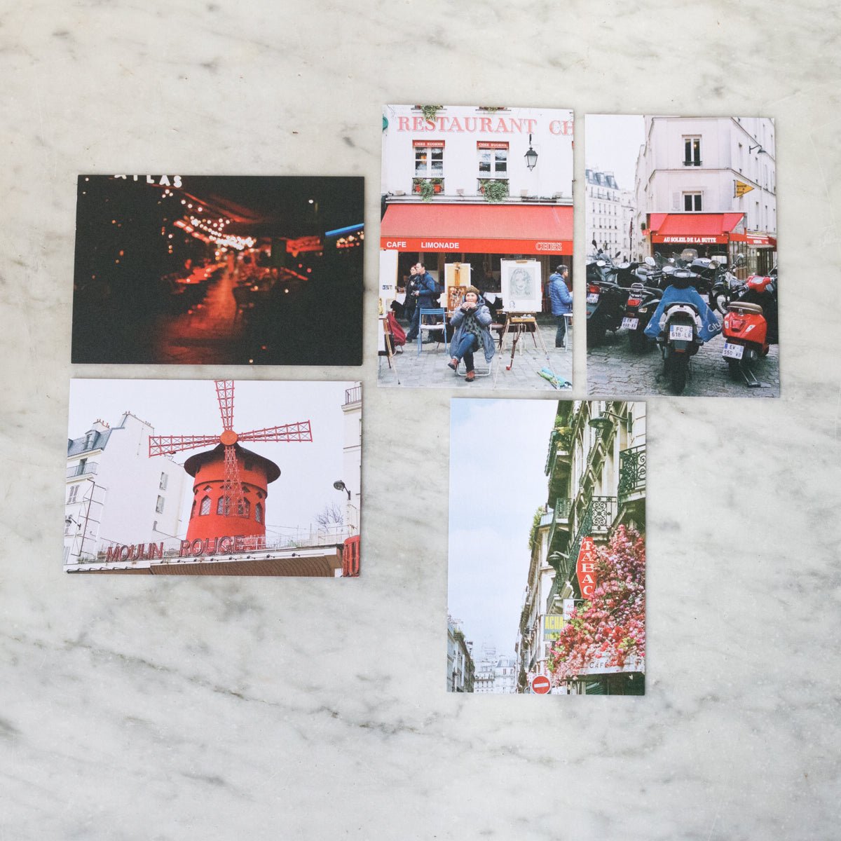 Parisian Scene Postcard Set of 10 - elsie green - Decor
