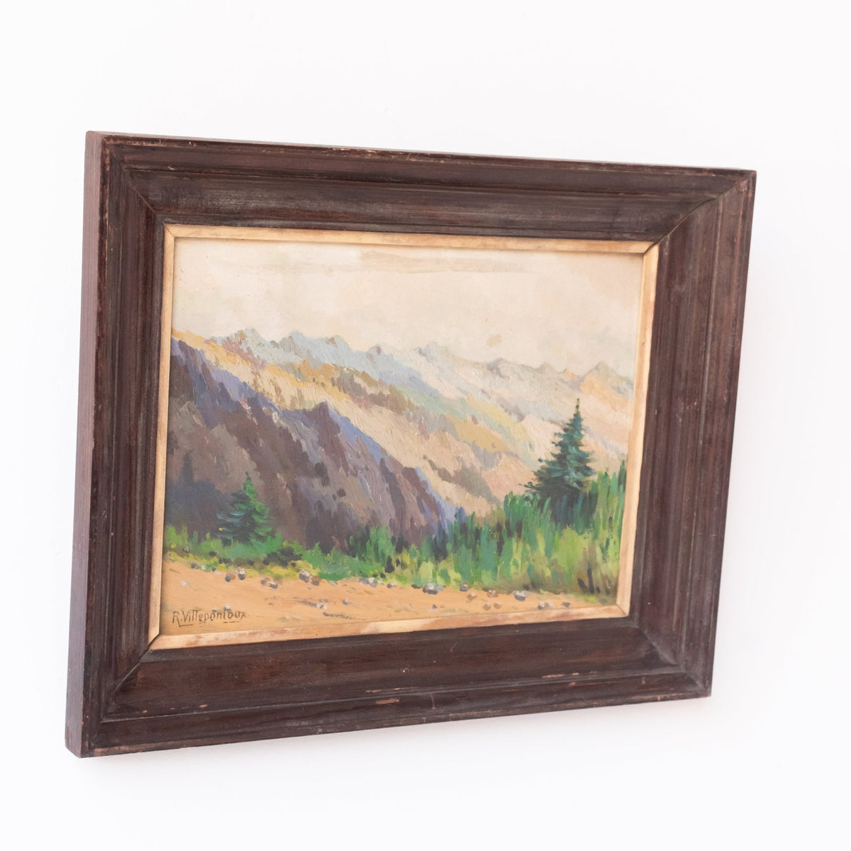 Paysage des Alpes Oil Painting - elsie green - art
