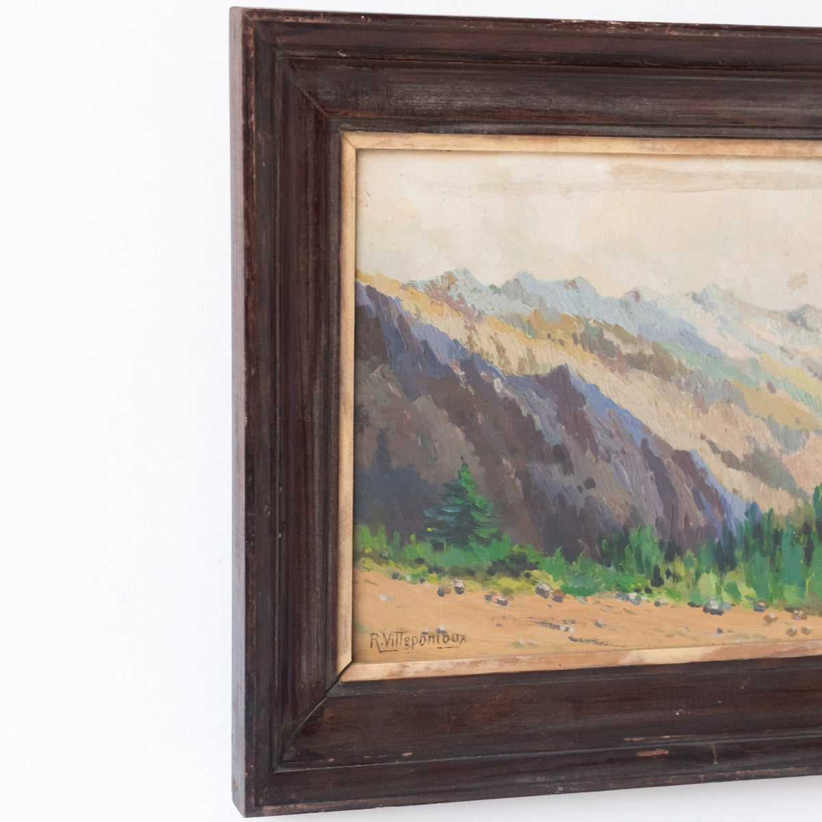 Paysage des Alpes Oil Painting - elsie green - art