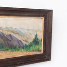 Paysage des Alpes Oil Painting - elsie green - art