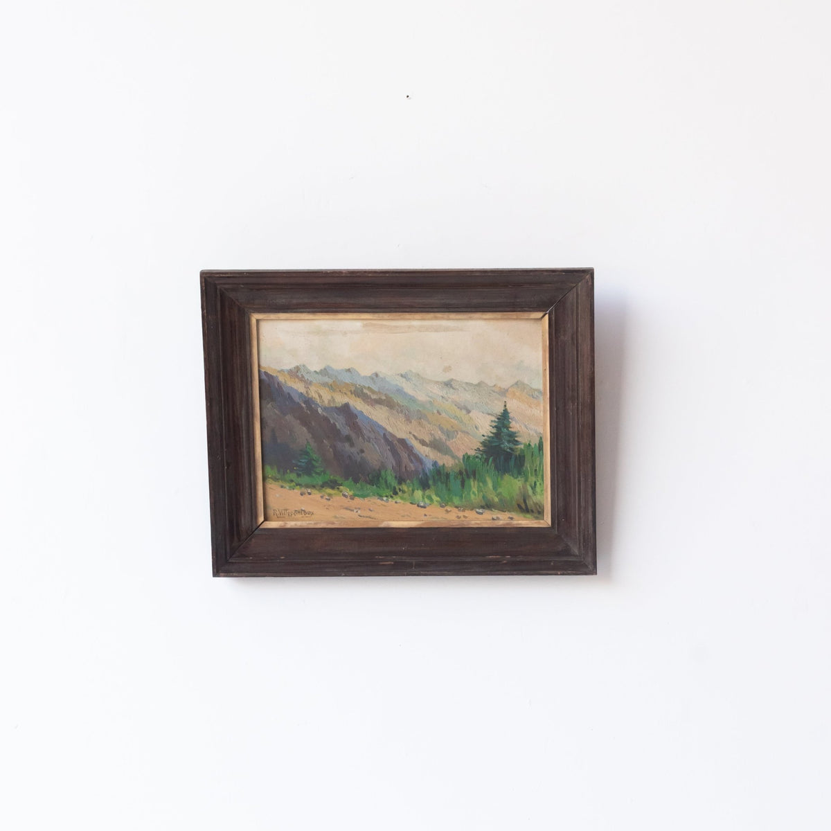 Paysage des Alpes Oil Painting - elsie green - art