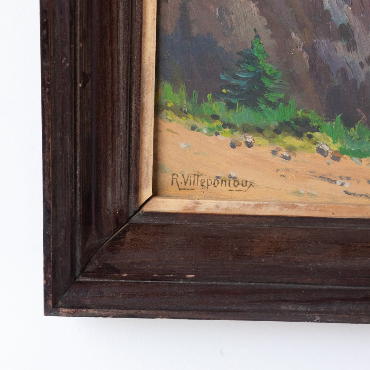 Paysage des Alpes Oil Painting - elsie green - art