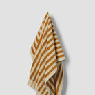 Pembroke Stripe Cotton Towel - elsie green - Textiles