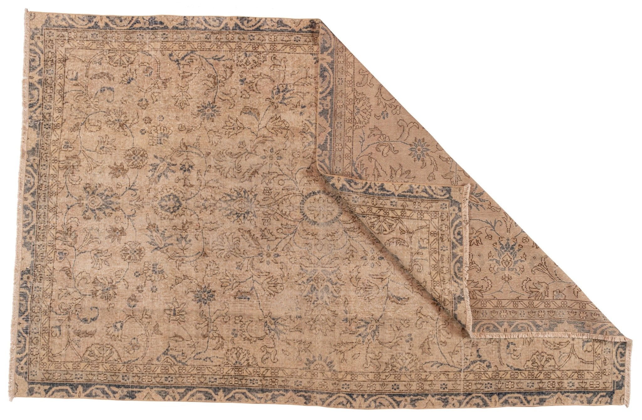 Pessac Vintage Rug | 5'10" x 9'2" - elsie green - textiles