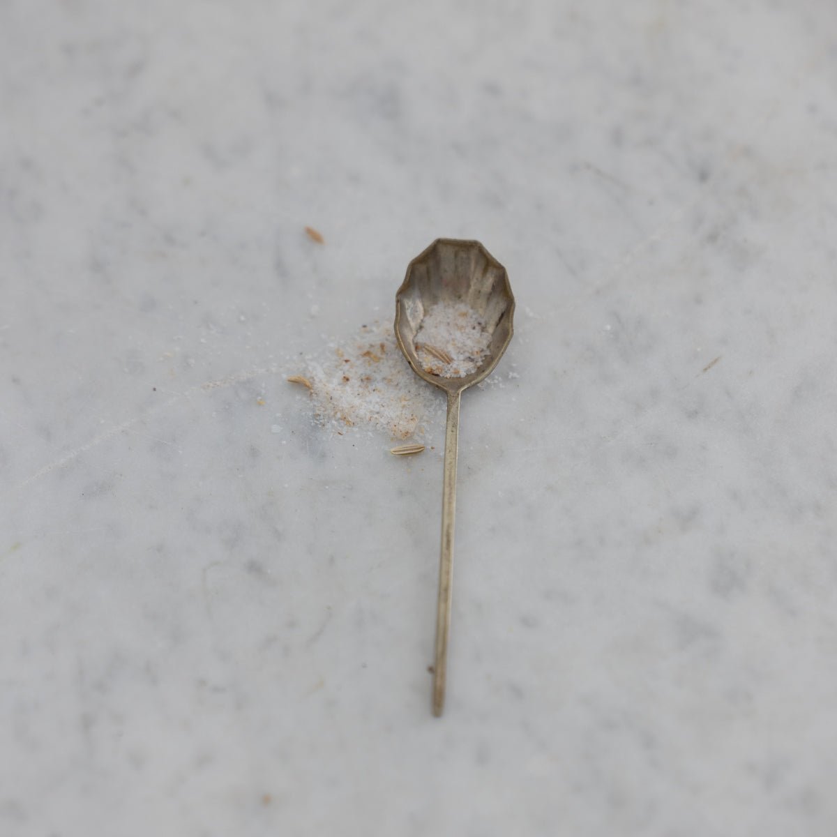 Petite Antique Salt Spoon - elsie green - the french kitchen