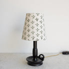 Petite Block Print Lampshade | Fleur Olive - elsie green - decor