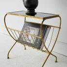 Petite Brass Side Table - elsie green - decor