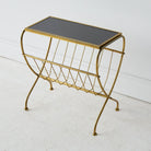 Petite Brass Side Table - elsie green - decor