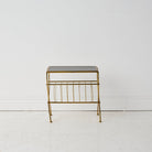 Petite Brass Side Table - elsie green - decor