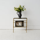 Petite Brass Side Table - elsie green - decor