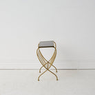 Petite Brass Side Table - elsie green - decor