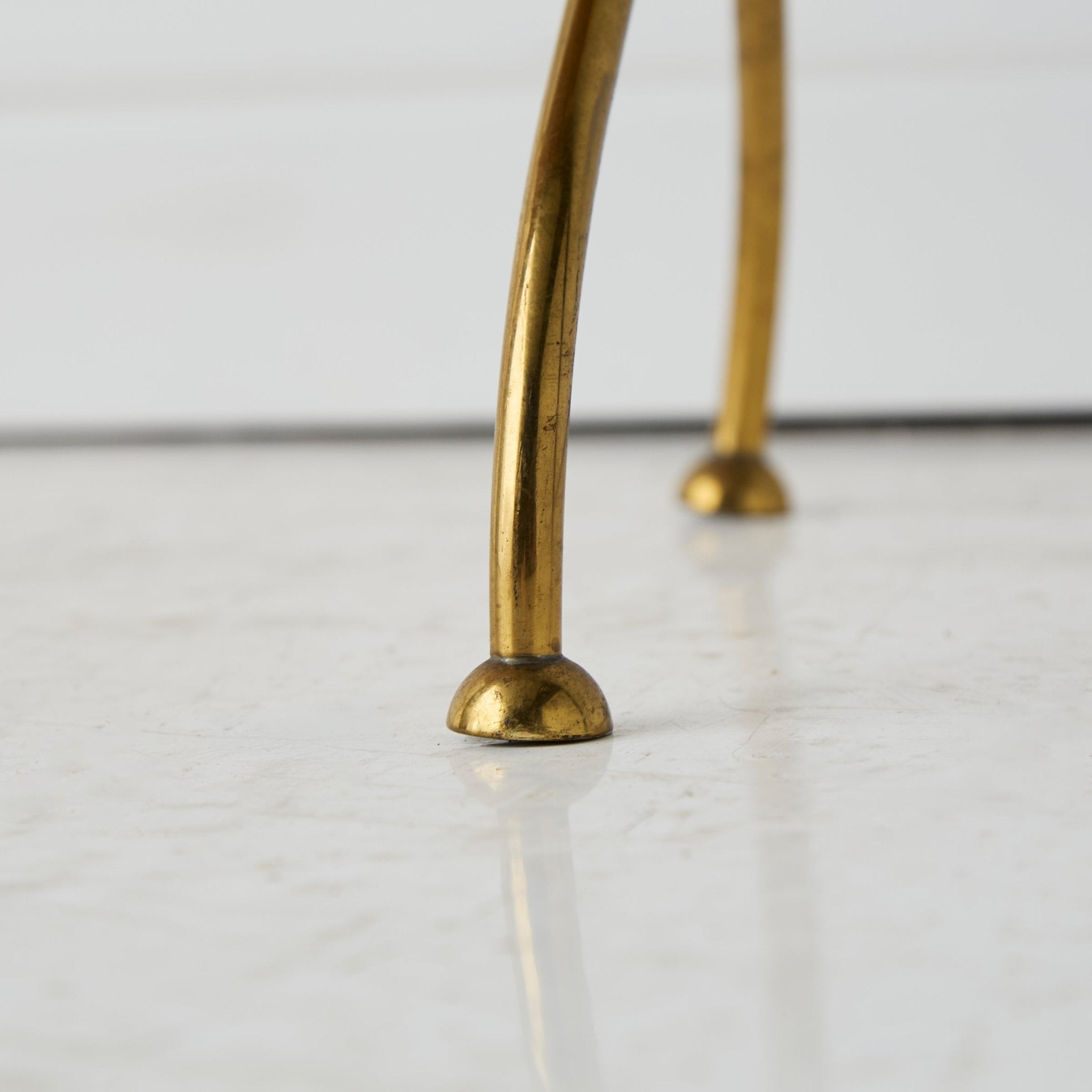 Petite Brass Side Table - elsie green - decor