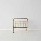 Petite Brass Side Table - elsie green - decor