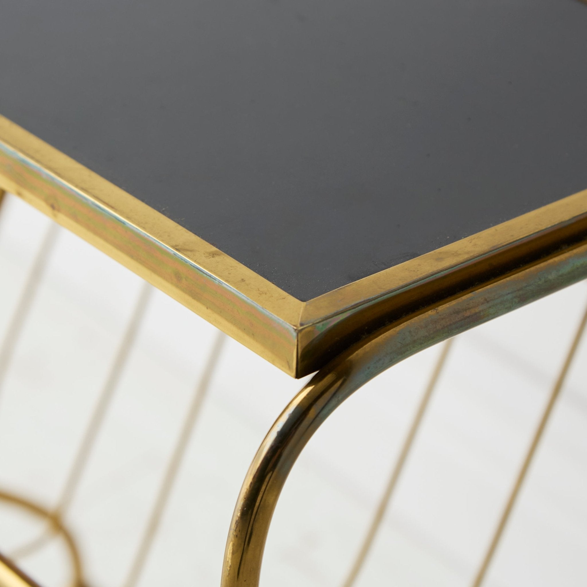Petite Brass Side Table - elsie green - decor