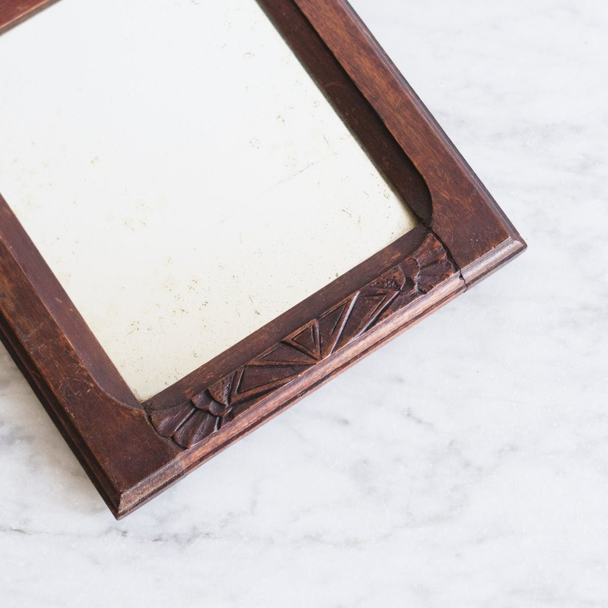 Petite Carved Mirror - elsie green - decor