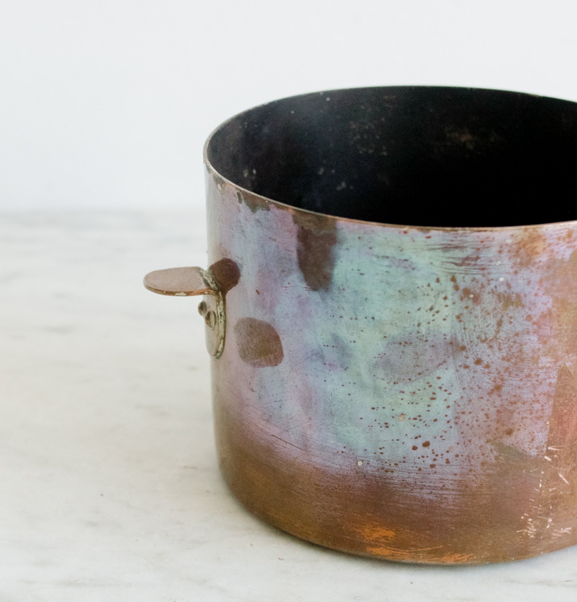 Petite Copper Charlotte Mold with Lid - elsie green - the french kitchen