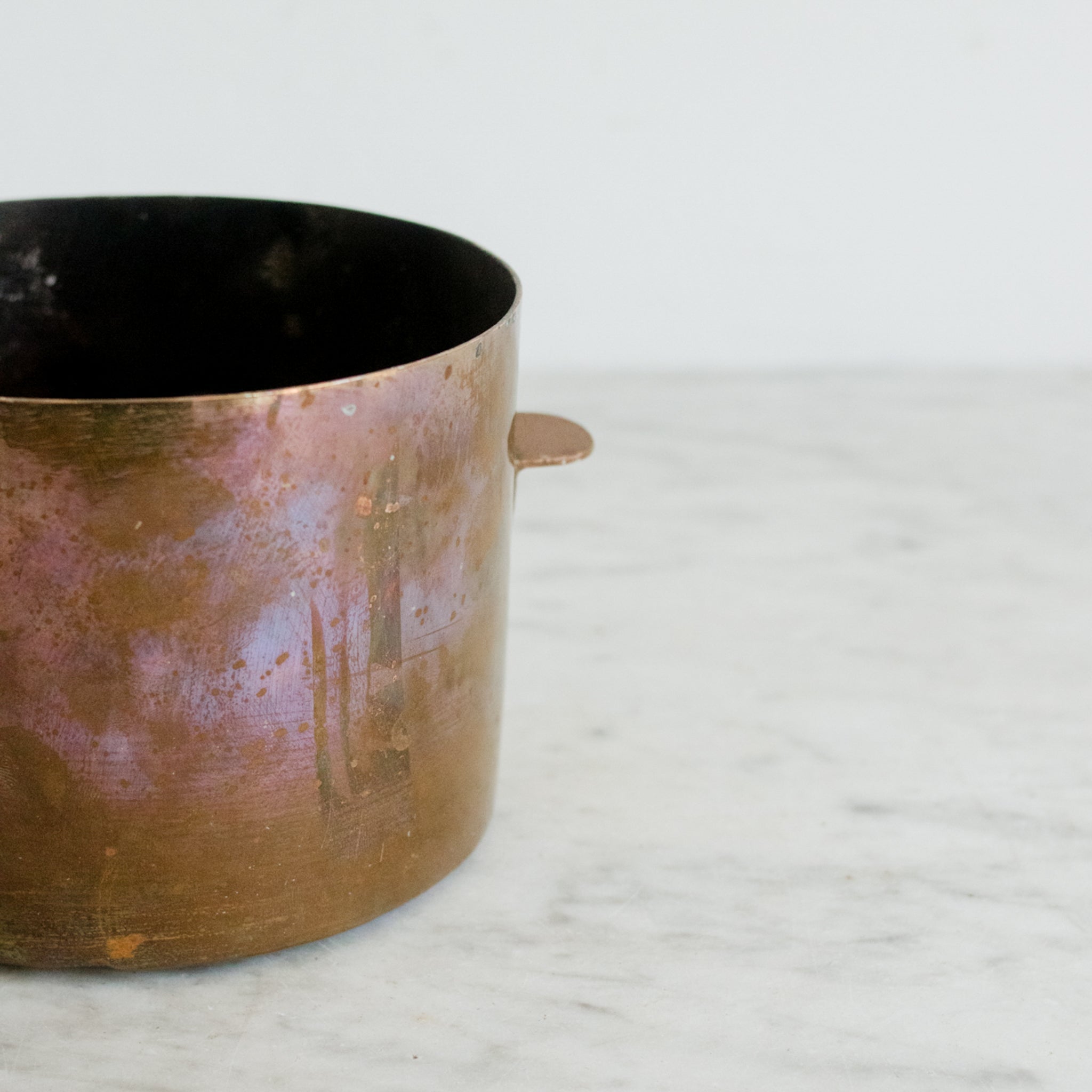 Petite Copper Charlotte Mold with Lid - elsie green - the french kitchen