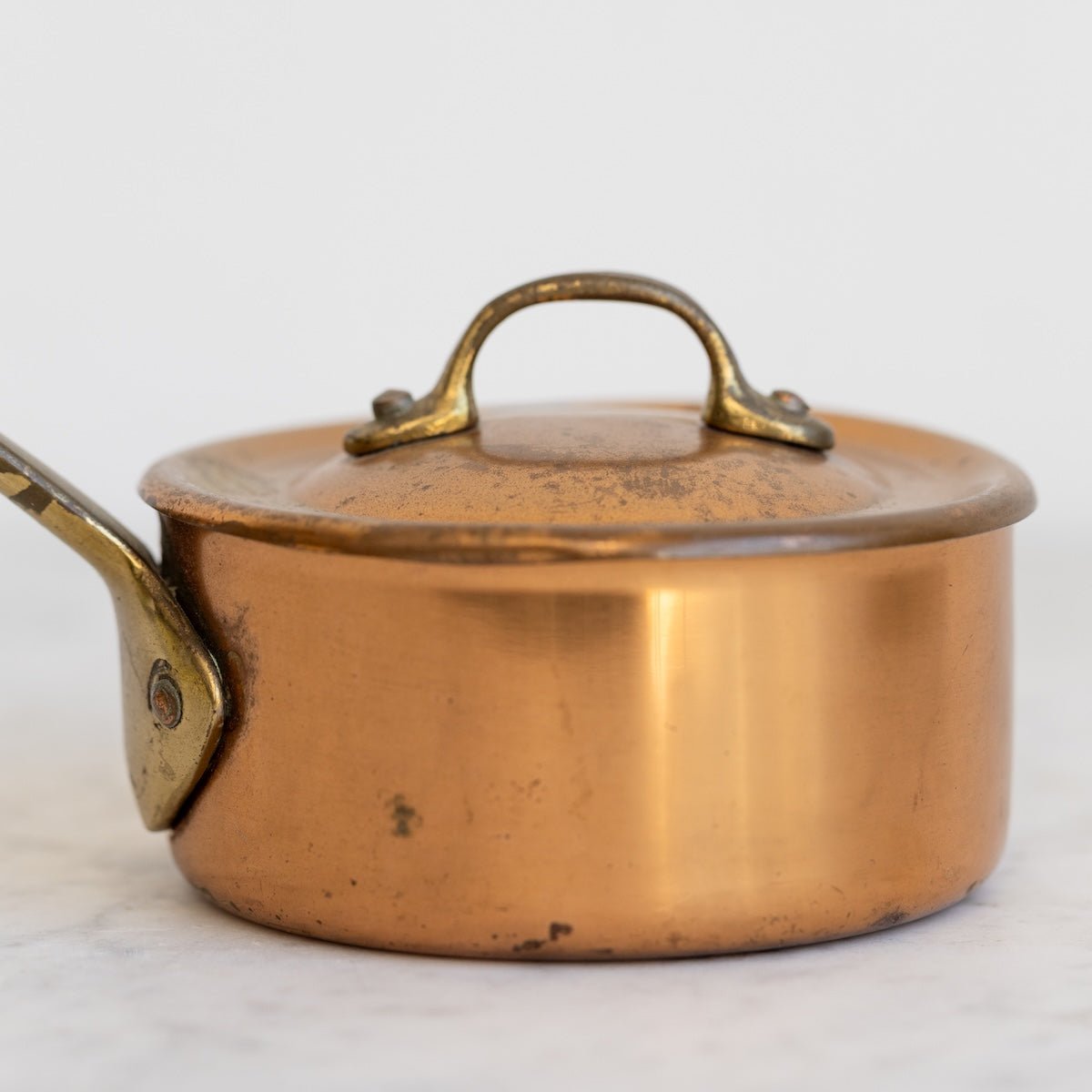 Petite Copper Pot with Lid - elsie green - the french kitchen