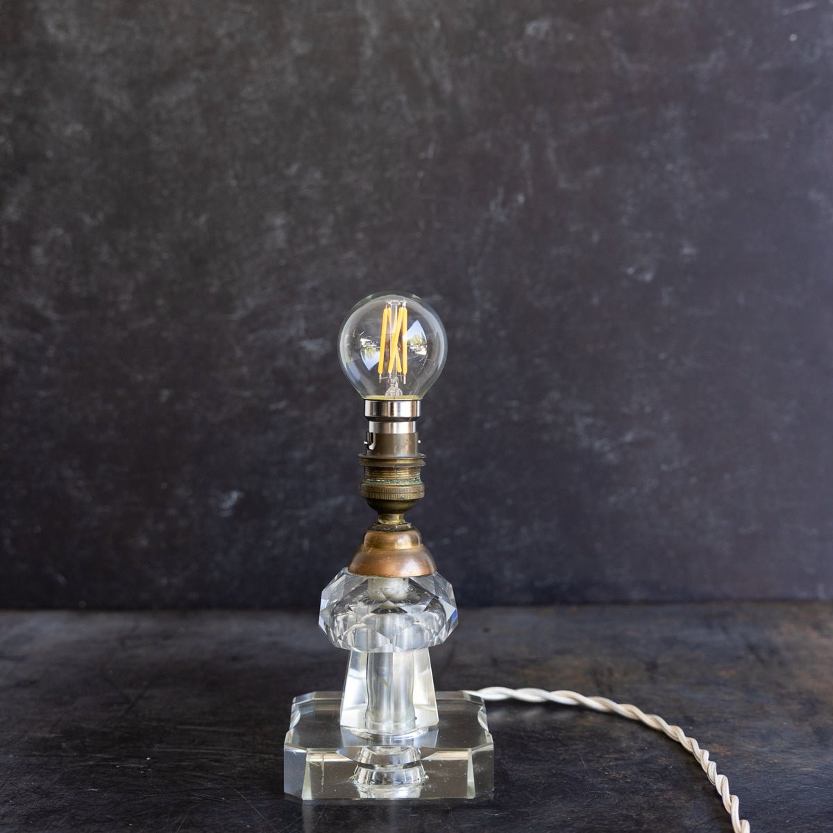Petite Crystal Accent Lamp - elsie green - decor